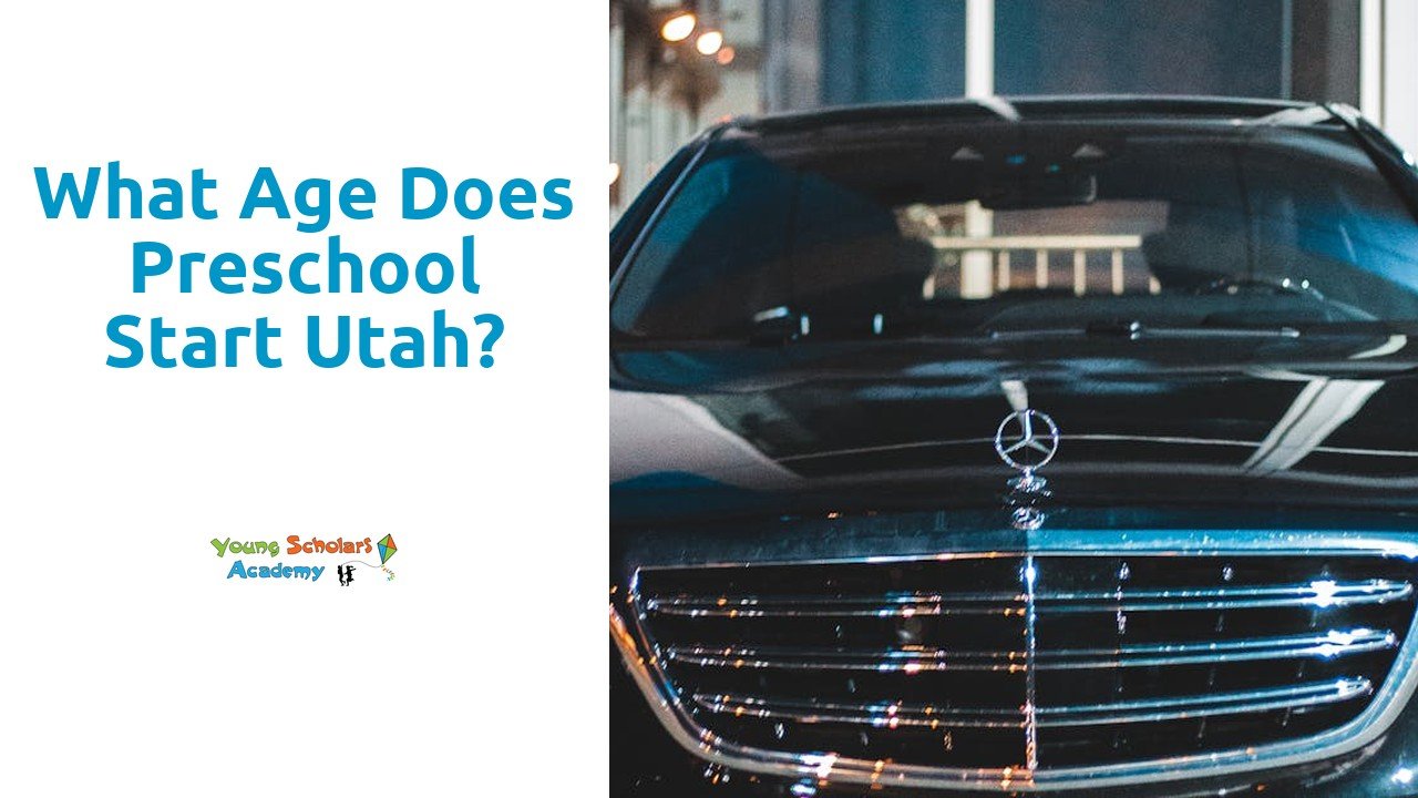 What age does preschool start Utah?