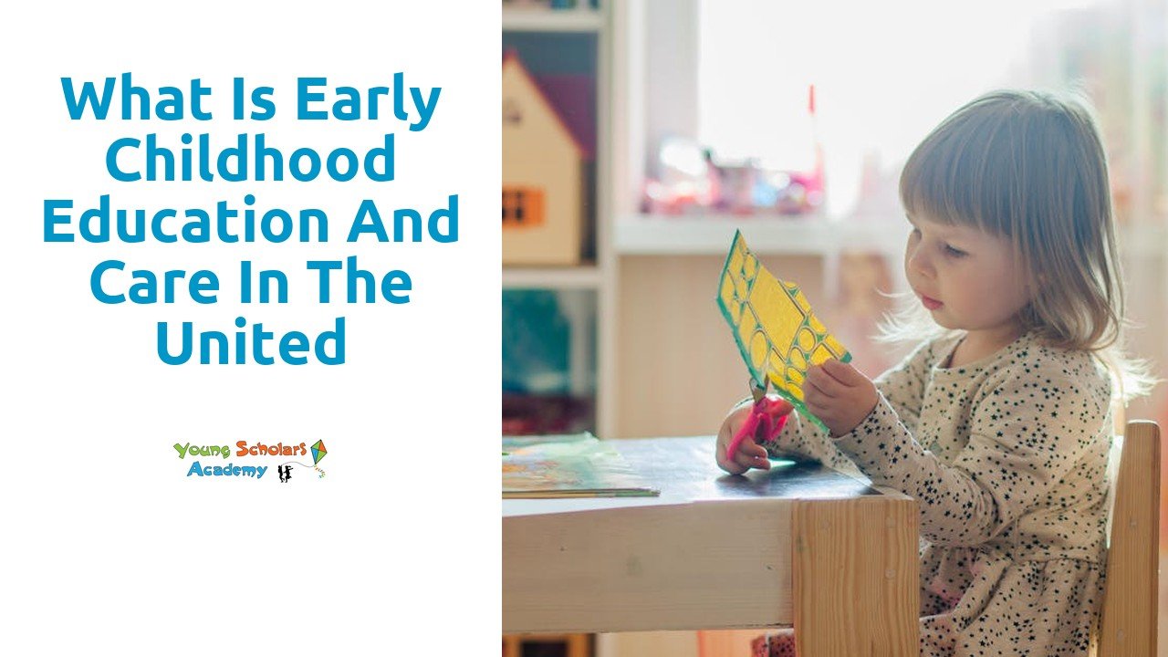 What is early childhood education and care in the United States?