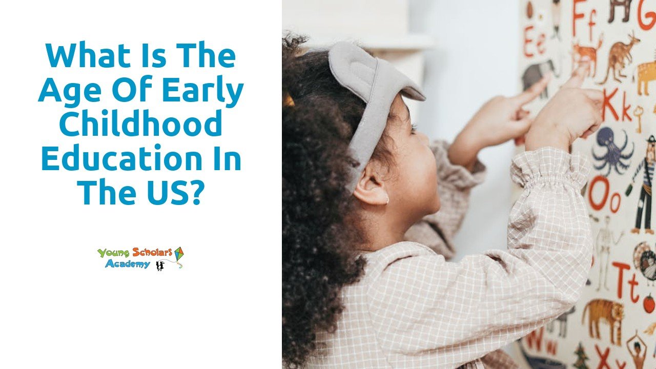 What is the age of early childhood education in the US?